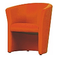Křeslo, oranžová, CUBA