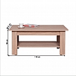 Konferenční stolek typ 19, dub sonoma, GRAND