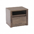 Noční stolek, dub lefkas tmavý, MONTANA SN