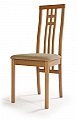 židle BC-2482 BUK3, masiv buk,potah krémový