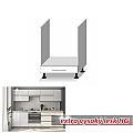 Skříňka dolní, bílý vysoký lesk HG, LINE WHITE