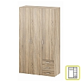 Skříň, 3 - dveřová, dub sonoma, GWEN 70427