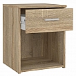 Noční stolek, dub sonoma, GARBO