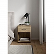 Noční stolek, dub sonoma, GARBO