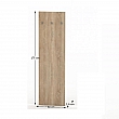 Věšákový panel, dub sonoma, TEMPO ASISTENT NEW 030