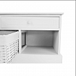 Lavice BLANCO s úložným prostorem, bílá, 