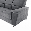 Rozkládací sedací souprava, šedá látka, ľavá, SANTIAGO