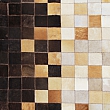 Luxusní koberec, pravá kůže, 140x200, KŮŽE TYP 7