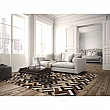 Luxusní koberec, pravá kůže, 140x200, KŮŽE TYP 2