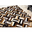Luxusní koberec, pravá kůže, 170x240, KŮŽE TYP 2