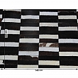 Luxusní koberec, pravá kůže, 69x140, KŮŽE TYP 6