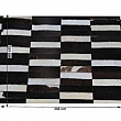 Luxusní koberec, pravá kůže, 201x300, KŮŽE TYP 6