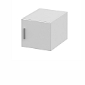Nástavec na skříň, bílá, INVITA  TYP 6