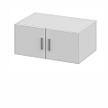 Nástavec na skříň, bílá, INVITA  TYP 9