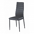 Židle, ekokůže černá / kov černá, COLETA NOVA