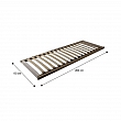 Rošt vyklápěcí, 90x200, BASIC FLEX FRONT