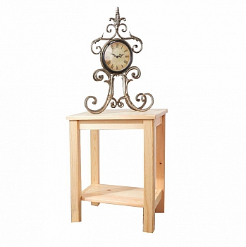 Noční stolek, dřevo / přírodní, FOSIL