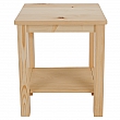 Noční stolek, dřevo / přírodní, FOSIL