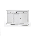Komoda, bílá, PARIS 3D3Z 79853