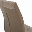 Jídelní židle SALOMA NEW, béžová látka / ekokůže béžová / chrom, 