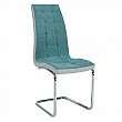 Jídelní židle SALOMA NEW, mentolová /šedá/ chrom, 