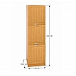 Kuchyňská skříňka levá, olše, LORA MDF NEW KLASIK S40 / 210/57