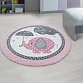 Dětský koberec Kids 570 pink - 160 x 230 cm - SLEVA 1ks
