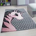 Dětský koberec Kids 590 pink - 120 x 170 cm