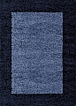 Kusový koberec Life Shaggy 1503 navy - Kulatý průměr 160 cm