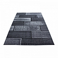 Kusový koberec Plus 8007 black - 80 x 300 cm