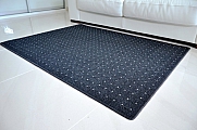 Kusový koberec Udinese antracit - Kulatý 200 cm průměr
