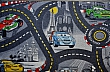 Dětský koberec The World od Cars 97 šedý
