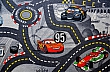 Dětský koberec The World od Cars 97 šedý