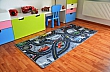 Dětský koberec The World od Cars 97 šedý