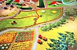 Dětská podložka oboustranná Město-farma