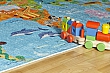 Dětský koberec Torino Kids 233 world map