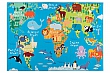 Dětský koberec Torino Kids 233 world map