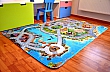 Dětský koberec Ultra Soft Město s pláží