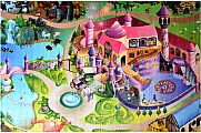 Dětský koberec Ultra Soft Zámek - 70 x 95 cm