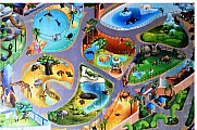 Dětský koberec Ultra Soft ZOO - 70 x 95 cm (88005) - SLEVA