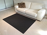 Kusový koberec Nature antraciet - kulatý 120 cm průměr
