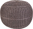 Pletený Exo Pouf anthracite