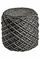 Pletený puf Pouf Royal 888 graphite