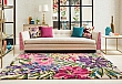 Moderní kusový koberec Harlequin Floreale Fuchsia 44905 - 140x200 - Brink&Campman