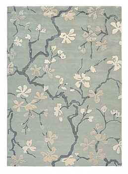 Moderní kusový koberec Sanderson Anthea China blue 47107 - 140x200 cm - Brink&Campman