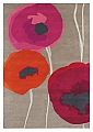 Moderní kusový koberec Sanderson Poppies red/orange 45700 - 140x200 cm - Brink&Campman