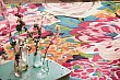 Moderní kusový koberec Sanderson Rose&Peony cerise 45005 - 140x200 cm - Brink&Campman