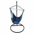 Závěsné houpací křeslo, modrá, NIKOLO NEW