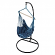 Závěsné houpací křeslo, modrá, NIKOLO NEW