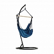 Závěsné houpací křeslo, modrá, NIKOLO NEW